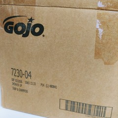 LOT OF 4 GOJO 7230 SHOWER UP 2000 mL Refill Soap and Shampoo Pleasant Scent 4/CT