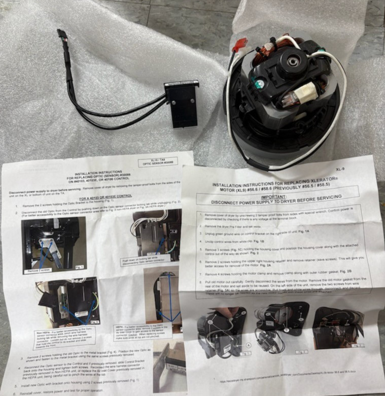 ***NEW*** XLERATOR HAND DRYER XI9 Motor 120V XL