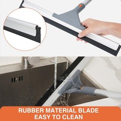 Eazer Floor Squeegee for Floor Heavy Duty Scrubber with Extendable 60 Aluminum