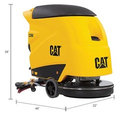 Cat C20E Electric Walk-Behind Corded Auto Floor Scrubber 20″ Cleaning Path