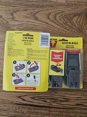 Quick-Kill Mouse Rodent Traps (2) – 2 Packs (Total Of 4) Victor Mouse Traps 🐀