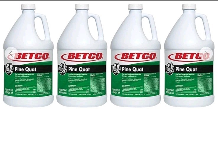 Betco Pine Quat Disinfectant 1 Gal 4/Case Neutral pH Cleaner 3040400