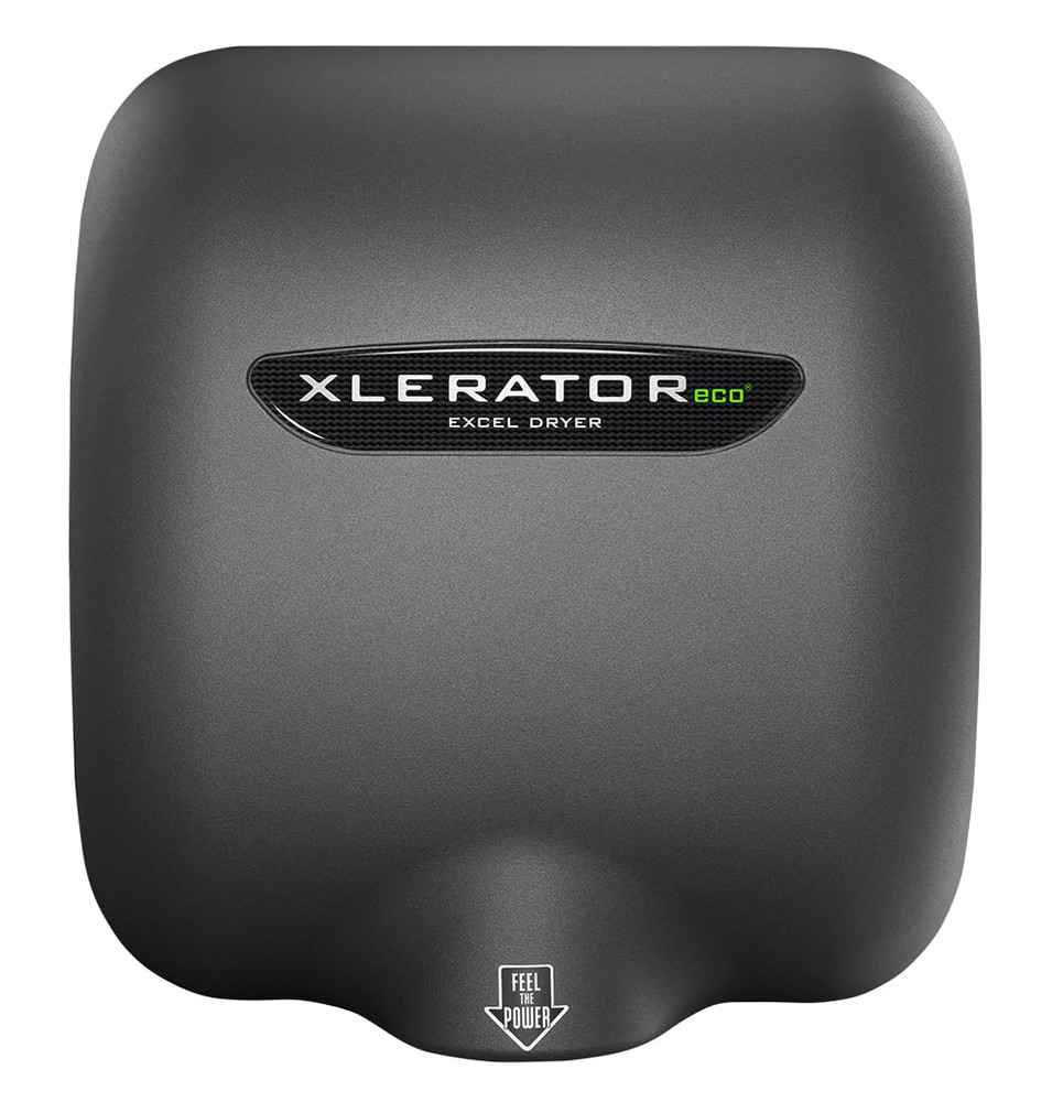 Excel Dryer XL-GR-ECO Hand Dryer Textured Graphite Cover 110-120V