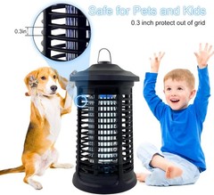 Multifunctional Electric Fly Swatter, Powerful Bug Killer for Yard & Camping Use