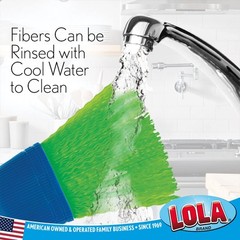 LOLA Whisk Broom, Hand Brush, 2 Pack, Durable Bristles, Whisks 2 Green