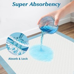 100 Count 22” x Super Absorbency Disposable 100 22″ x 22″, Blue