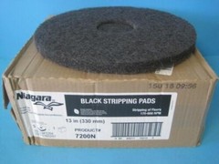 Niagra 13″ Black Stripping Pads 7200N 5 per case FREE SHIPPING IN U.S.