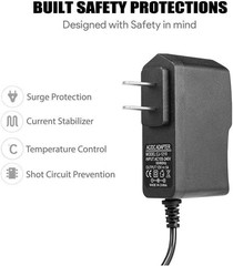 Charger for Electric Mop Nellie’s Wow Black