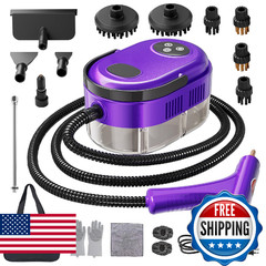 Handheld Steam Cleaner, 10s Fast Handheld Heating Steamer for Cleaning 15-in-1 H