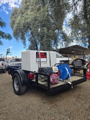 10 ft pressure washing trailer Honda Gx390, CAT pump, Gas Gen, Air Comp, 180 Gal
