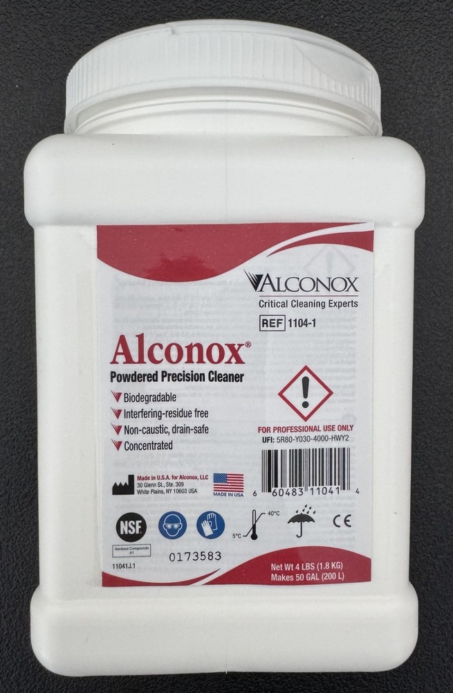 Alconox 1104-1 Detergent 4 lbs.Carton Unscented