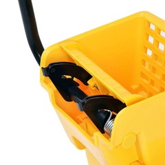 35 Quart Large Capacity Mop Bucket Side Press Cleaning Wringer Trolley
