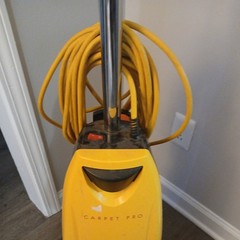 CARPET PRO COMMERCIAL UPRIGHT smart choice VACUUM MODEL CPU-2, works great.