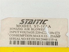 Staitic ST101A Ionizing Air Blower Fast Shipping 30 Days Warranty