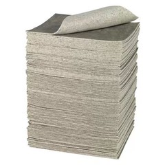 Brady Rfp100 Sorbent Pad, 40 Gal, 15 In X 19 In, Universal, White, 100 Pk