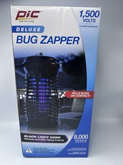 Bug ZAPPER Black Light 15W 1500V Weatherproof 1/2 Acre for Outdoor Pic 15w
