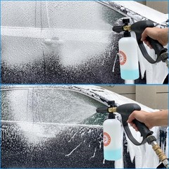 JOEJET Pressure Washer Gun with Foam Cannon, 39.98 cubic inches, Black, White