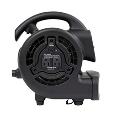 Mini 600 CFM Air Mover, Carpet Dryer, Floor Fan, Blower for Water Damage, Black