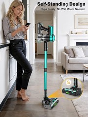 Oirfnd Cordless Vacuum Cleaner58Kpa/10-In-1 Stick Vacuum 29-Inch Hose And Led