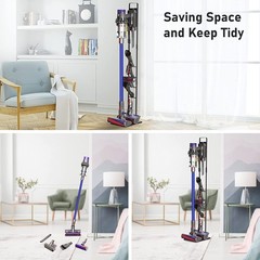 Foho Vacuum Stand for Dyson V15 V11 V10 V8 V7 V6 DC30-DC74 Cordless Vacuums