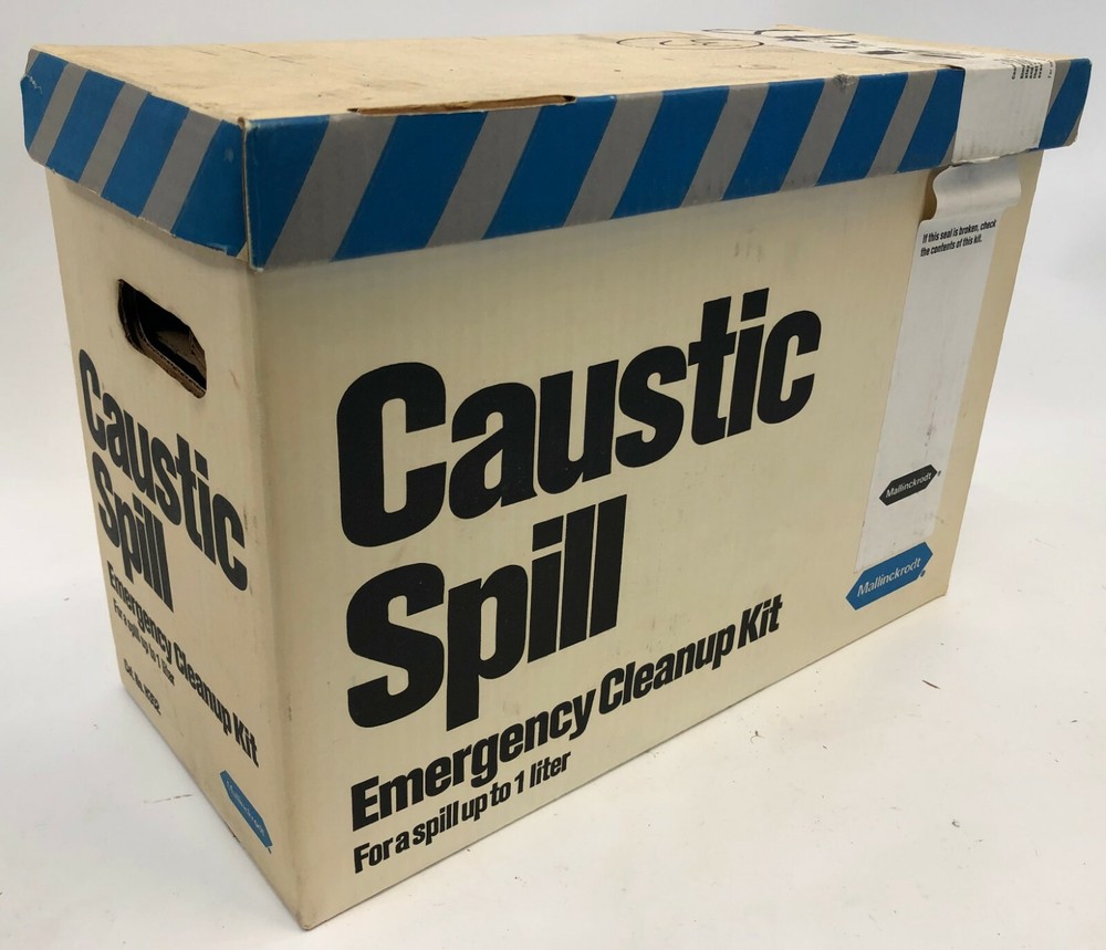 NEW Mallinckrodt Scientific Laboratory Lab Caustic Spill Emergency Cleanup Kit