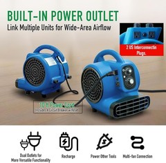 Air Mover 1/4 HP 1000 CFM Carpet Dryer Cooling & Ventilating Portable Floor