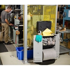Brady Ska-K2 Spill Kit, 22 Gal Volume Absorbed Per Kit, Kaddie, Gray