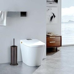 Antihand Off Bronze Toilet Plunger With Holder For Bathroompowerful Efficient