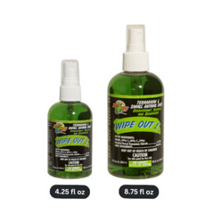 Zoo Med Wipe Out 1 Terrarium & Small Animal Cage Disinfectant Cleaner, 8.75 Oz.