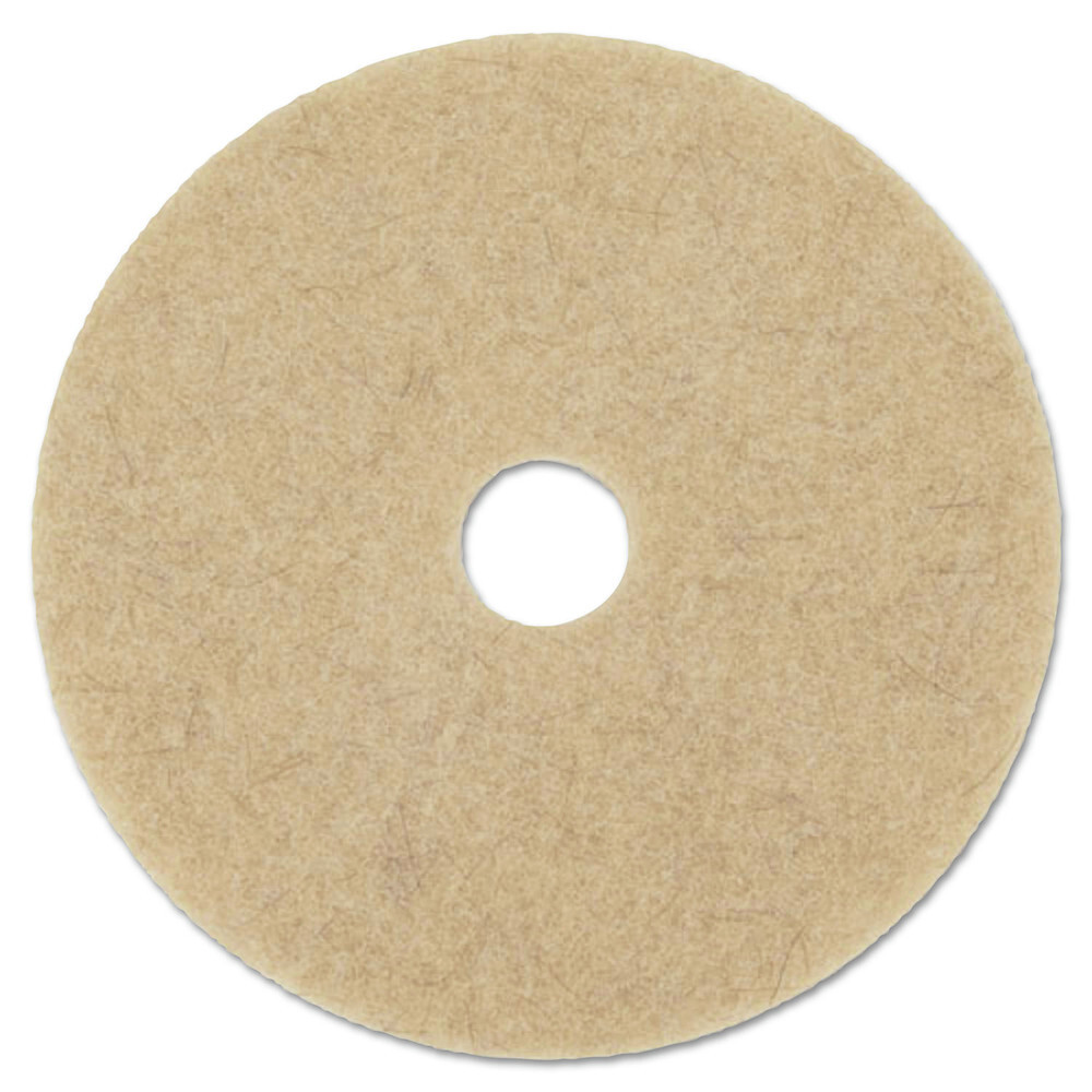 Boardwalk 17″ Hog Hair Burnishing Pads – Natural (5-Piece/Carton)