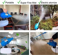 Electric ULV Portable Fogger Sprayer 4.5L (1.2 Gallon) Spraying Distance 30ft