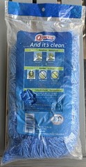 Quickie Swivel Flex Nylon Dust Mop Refill #065 Blue New 2009