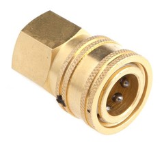 Forney 75129 Pressure Washer Accessories, Quick 1 Count (Pack of 1), Brass