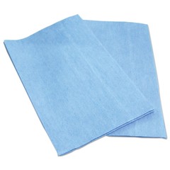 Boardwalk N8220 13 in. x 21 in. Foodservice Wipers – Blue (150/Carton) New