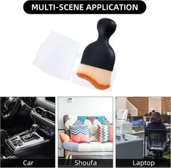 2PCS Car Interior Dust Sweeping Soft Brush, Car Detailing Brush, Scratch Fre