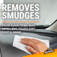 Armor All Car Cleaning Wipes , for Interior and 1 Count (Pack of 1)