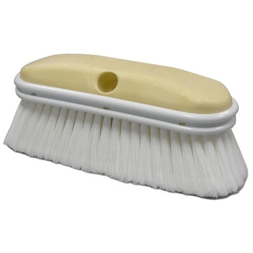 Weiler 44510 9-1/2in Flagged Polystyrene Truck Wash Brush White Fine Fill