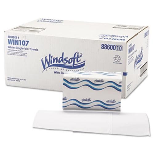 Windsoft 107_40 Hardwound Paper Towels 1-Ply White 800 ft 250/pack