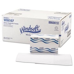 Windsoft 107_40 Hardwound Paper Towels 1-Ply White 800 ft 250/pack