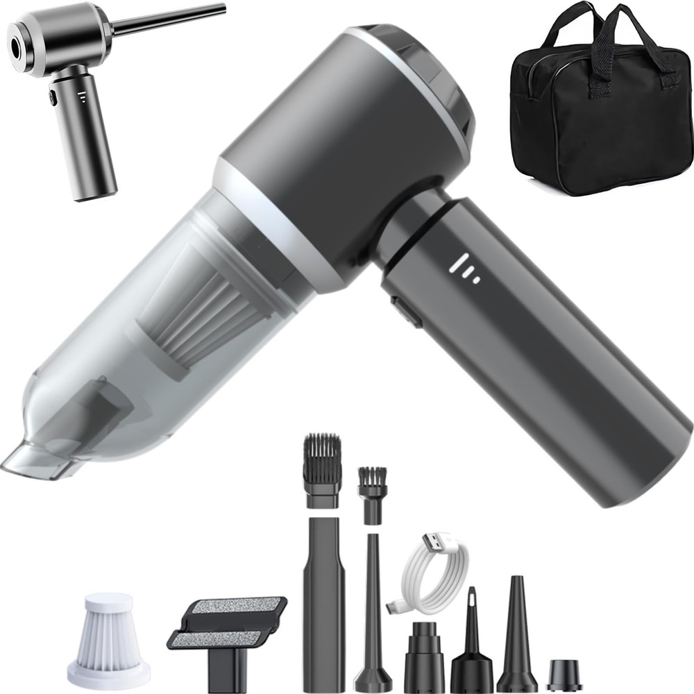 NWDEY Car Vacuum Cleaner High Power 20000Pa – Cordless Handheld Mini Vacuu