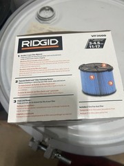 RIDGID VF3500 Fine Dust Wet/Dry Washable 3-Layer Filter for 3-17 Gal Vac