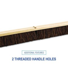 Boardwalk Floor Brush Head, 3.25″ Brown Palmyra Fiber Bristles, 36″ Brush