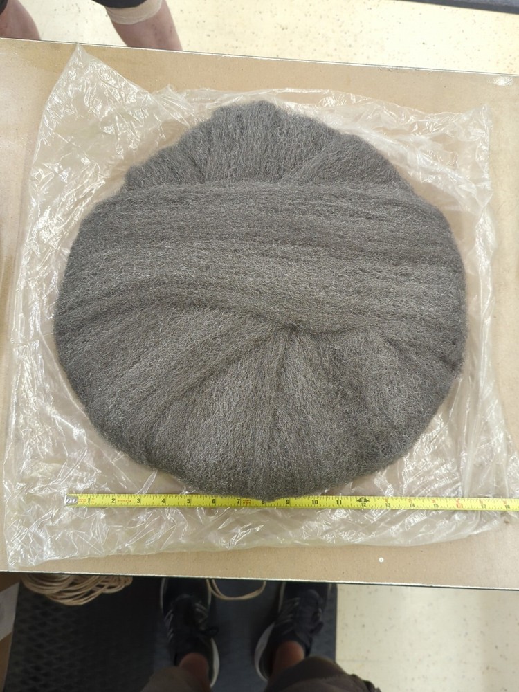 17″ Jumbo Steel Wool Pad for Buffing, Polishing, & Finishing #0 Fine – 436-51700