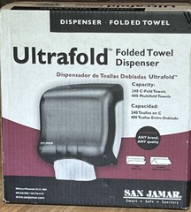 Brand NEW San Jamar T1750TBKRD Commercial Folded Towel Dispenser Black Pearl