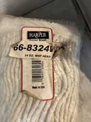 Harper Mop Head 66-8324WB White 24 Oz. (SW6)
