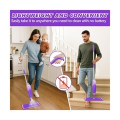 HOMTOYOU Spray Mops for Floor Cleaning: Wet Mop for Hardwood Ti… FAST USA SHIP