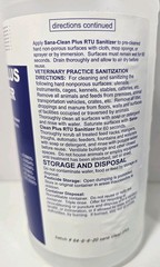 Pack Of 3 Ridgway’s SANA-CLEAN PLUS RTU SANITIZER Cleaner & Deodorizer