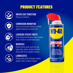 Multi Purpose Original WD-40 Formula 8oz Lubricant Spray 2-PACK w/. Smart Straw