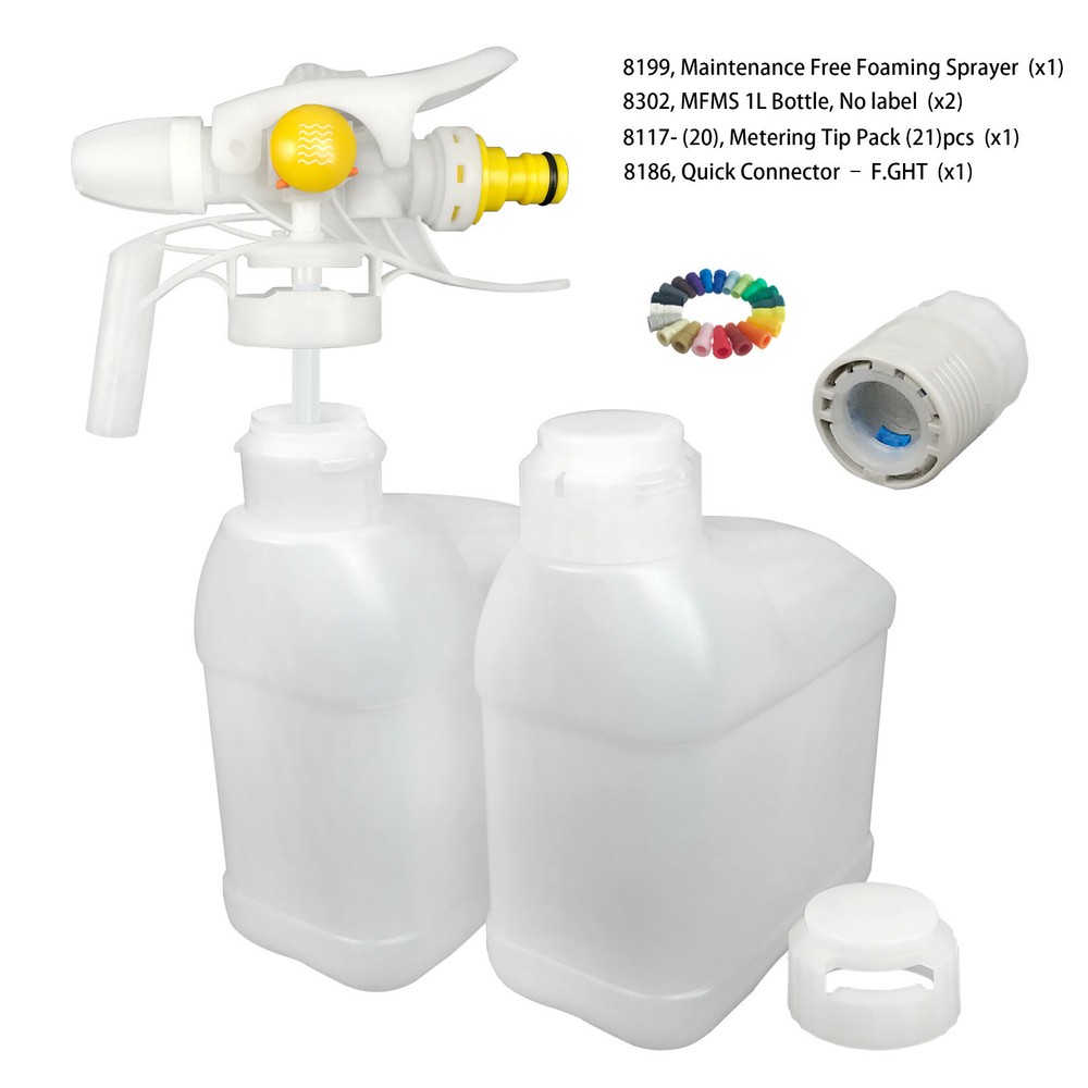 Hand Held Chemical Sprayer, 1L bottle Dual Flow Dual Auto-Dilution Mixing Rate