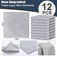 Navona 12 Pcs New Upgrade Steel Wire Small, 12-pack（triple-layer）